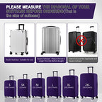Travel Luggage Cover (Purple / 30-31 inch)