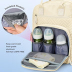 Diaper Bag Backpack (Ivory)