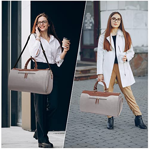 Garment Duffle Bags for Travel (Caramel)