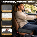 Seat Cushion Memory Foam Office Chair Cushion (Large / Grey)