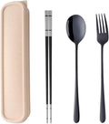 3 PCS Outdoor Flatware Set Fork Spoon Chopsticks/Travel Flatware Set by DOBUYOO
