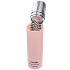 Luxshiny Portable Retractable Round Hairbrush with Nylon Bristles for Detangling and Scalp Massage Compact Travel Styling Tool for Curly and Straight Hair