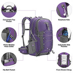 40L Hiking Backpack (40l Purple / 40l / Daypack Backpacks)