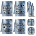 Blue Kitchen Decor Set (Blue)