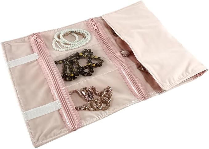 Travel Jewelry Roll Bag Portable Organizer Pouch - Image 8