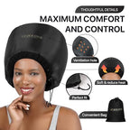 Hooded Hair Dryer Attachment w (Black)