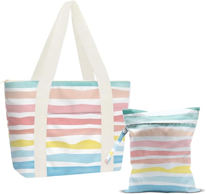 Beach Bags Wet Bag for Swimsuit Tote Bag for Friends Travel Gifts, Aloha Bags by zcyxuuw