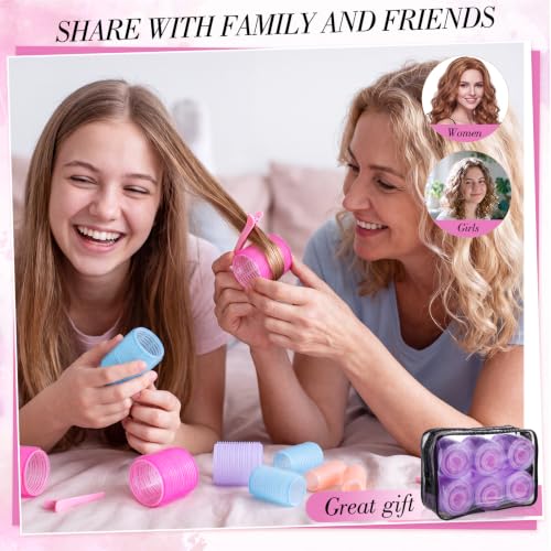 4 Sizes Hair Rollers (Colorful)