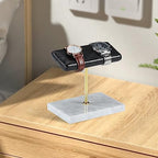 Watch stand watch display stand watch holder watch Handcrafted watch holder (white/glod/croco)