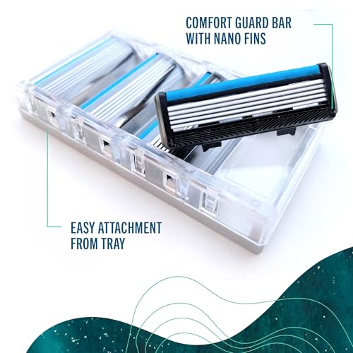 POPi Shave 5 Wave 5 Blade Razor Refills (Replacement Cartridges 8ct)