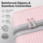 Luggage Sets 5 Piece (Macaron Pink / 5 Piece Sets (21/25/29/Db/Tb))