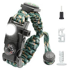 20 in 1 Paracord Bracelet (Mountain Camo 1PC)