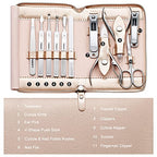 Stainless Steel Manicure Set 11 (Gold)