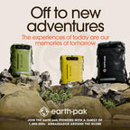 Waterproof Dry Bag Backpack with Zippered Pocket (85L / Yellow)