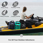 5/10/25/30/40L Waterproof Dry Bag & Phone Case - Large Floating Dry Backpack for Kayaking, Travel, Hiking, Fishing, Camping, Motorcycles & Beach, Heavy-Duty Roll Top Men/Women (Navy Blue) (25L+ Navy Blue / 40L)