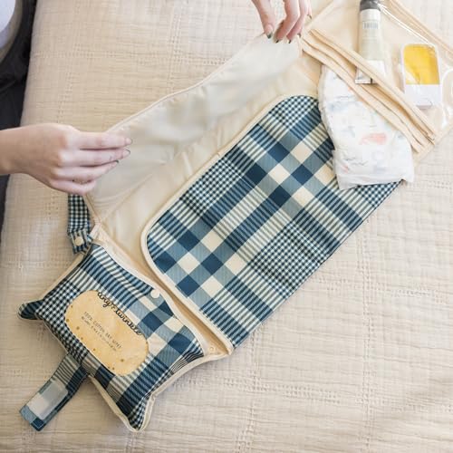 Portable Diaper Changing Pad (Gingham)