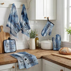 Blue Kitchen Decor Set (Blue)
