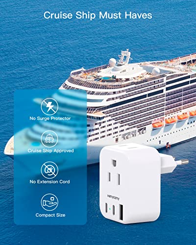 European Travel Plug Adapter (Type C - Most of Europe)