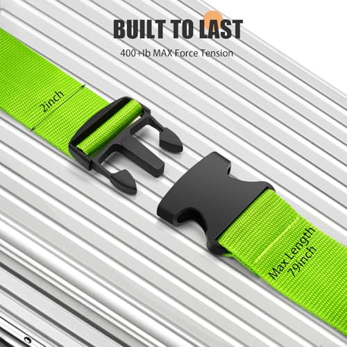 Luggage Straps for Suitcases (Purple / 8Pcs)