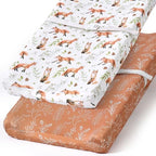 Changing Pad Covers for Baby (Fox Foliage / 32x16x5 Inch)