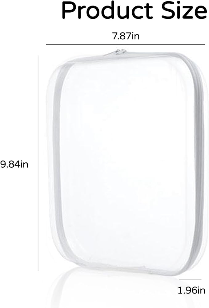 3PCS Zippered Transparent Cases - Image 2