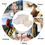 Travel Packing Cubes (Cream)