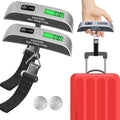 2 Pcs silver Travel Digital Luggage Scale (Silver+silver)