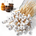 100 Pieces Halloween Toothpicks Boo Ghost Cocktail Picks (Ghost)