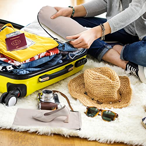 12 Pcs 8 x 17 in Single Shoe Bags for Travel with Drawstring