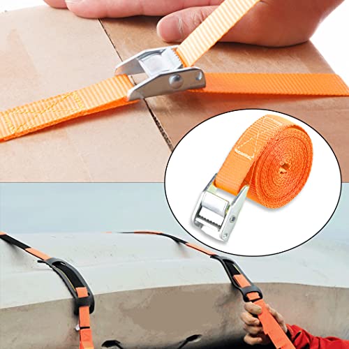 1 in x 12 ft Lashing Straps (10 PK / Orange)