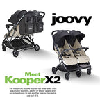 Kooper X2 Lightweight Travel Double Stroller (Kooper X2 Double / Sand)