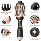 Hair Dryer Brush Blow Dryer in One Step (Golden / L)