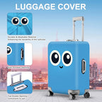 Cute Smiley Face Luggage Cover (#12 / XL(fits 32-34Inch suitcase))