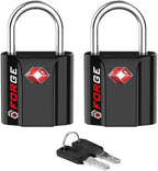 TSA Approved Luggage Locks, Ultra-Secure Dimple Key Travel Locks by Forge