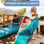 Camping Sleeping Bag (Sky Blue)