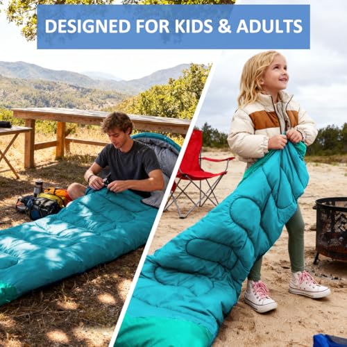 Camping Sleeping Bag (Sky Blue)