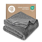 Fleece Blanket Luxury Microplush (Throw XL / 02 - Grey)