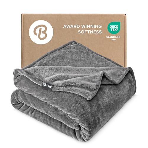 Fleece Blanket Luxury Microplush (Throw XL / 02 - Grey)