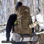 50L Hiking Survival Backpack (Ranger Green)