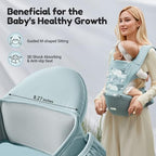 Baby Carrier SEEDNUR Baby Carrier with Hip Seat (Green)