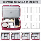 Travel Cable Organizer Bag (Red / S)