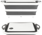 Collapsible BBQ Prep Tub/Cutting Board 10L, Foldable Dish Tub by Unknown