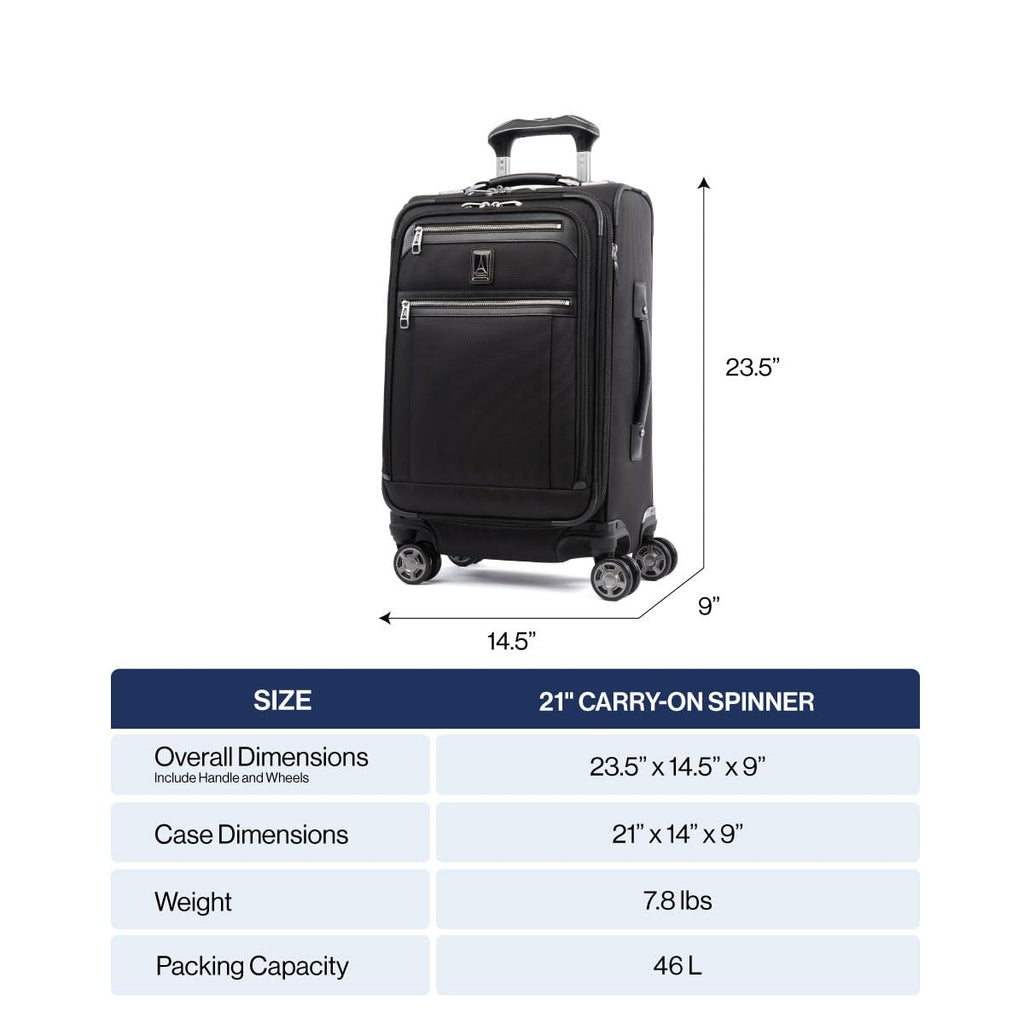 Platinum Elite Carry (Carry-On 21-Inch / Pilot Green)