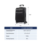 Platinum Elite Carry (Carry-On 21-Inch / Pilot Green)