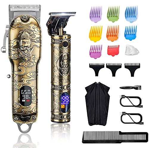 Professional Hair Clippers for Men (Gold)