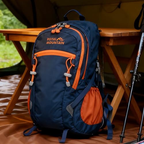 Hiking Backpack With Rain (Navy Blue-01 / 30L)