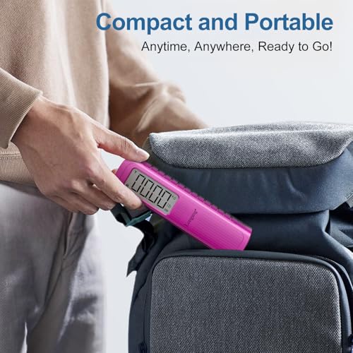 Battery Free Digital Luggage Scale (Pink)