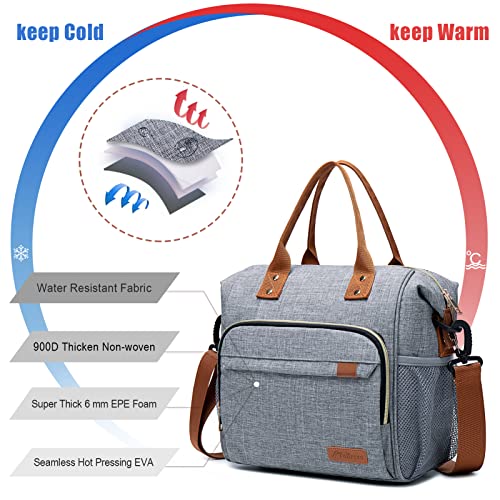 Adult Lunch Box (Large / A3: Grey)