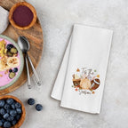 Fall Pumpkin Spice Coffee Football Dish Towels (Tis Season)
