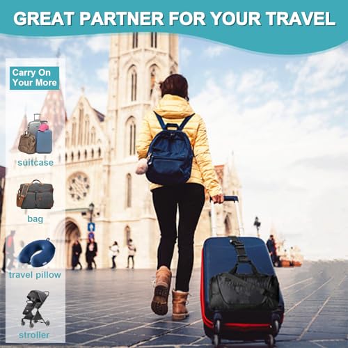 Luggage Straps Travel Belt Multiple Suitcases Connector (2Pcs Multicolor / 45 In Connect)